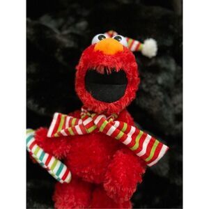 13.5” Plush Elmo Singing Dancing animated Christmas Side Stepper
